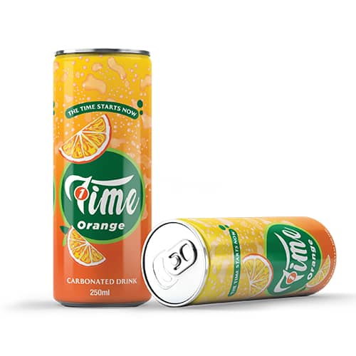 1 Time Carbonated Drink — Orange