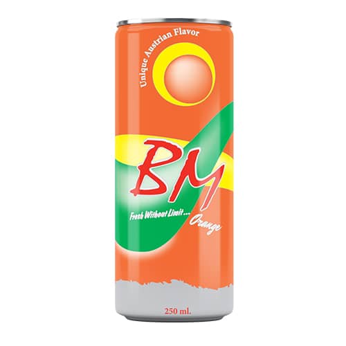 BM Carbonated Drink — Orange