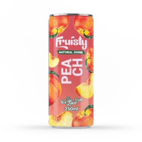 Fruisty Natural Drink (Can) — Peach