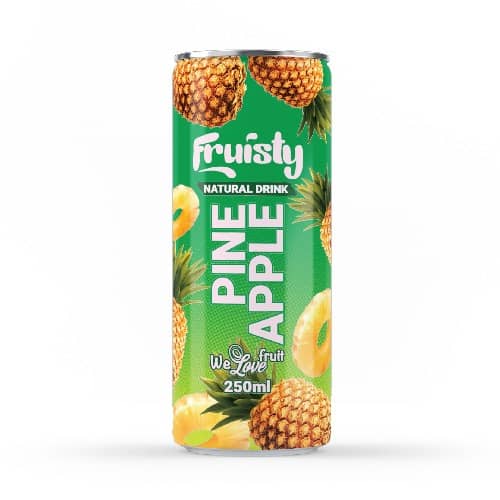 Fruisty Natural Drink (Can) — Pineapple