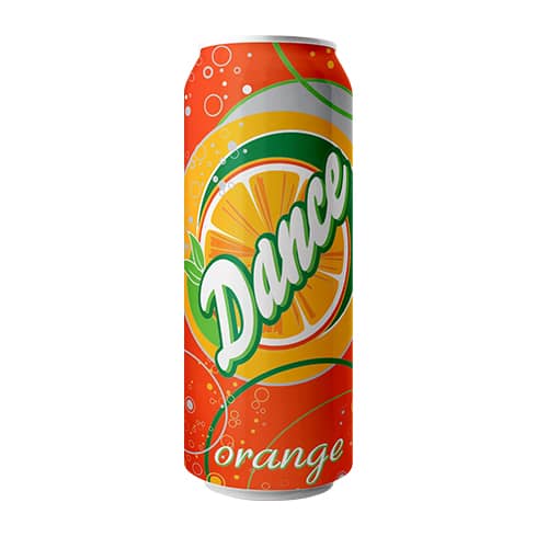 Dance Carbonated Drink — Orange